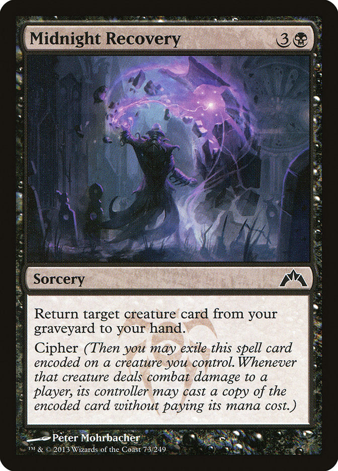 mtg return cards from graveyard to hand Midnight Recovery [Gatecrash] thunder Return two target creature Demonlord Belzenlok x1 NM Condition:LP-:(1)