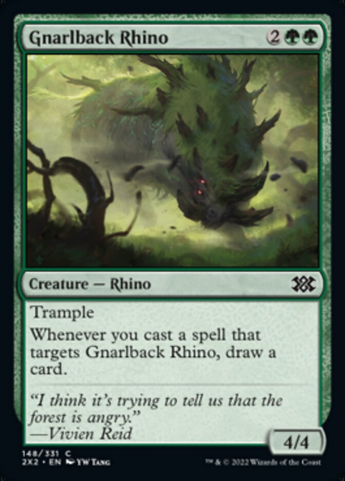 Gnarlback Rhino [Double Masters 2022]