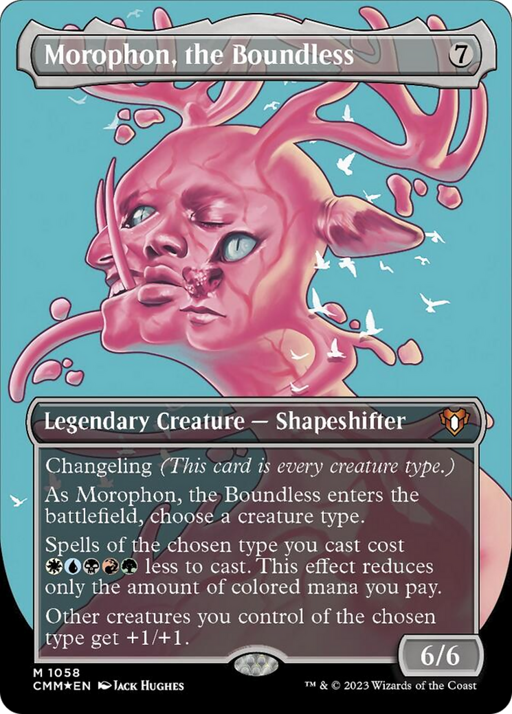 Morophon, the Boundless (Borderless Textured Foil Frame Break) [Comman