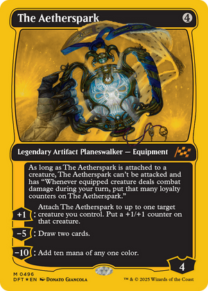 Image 22: The Aetherspark (First-Place Foil) [Aetherdrift]