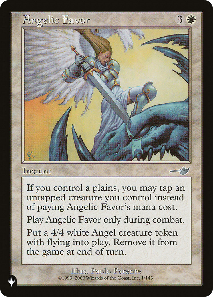 Angelic Favor [The List]