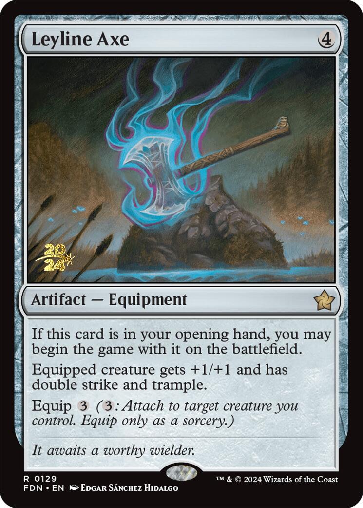 Leyline Axe [Foundations Prerelease Promos]