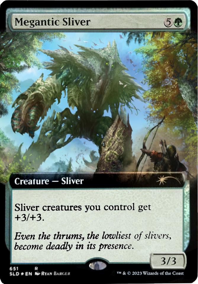 Megantic Sliver (Extended Art) [Secret Lair Drop Promos]