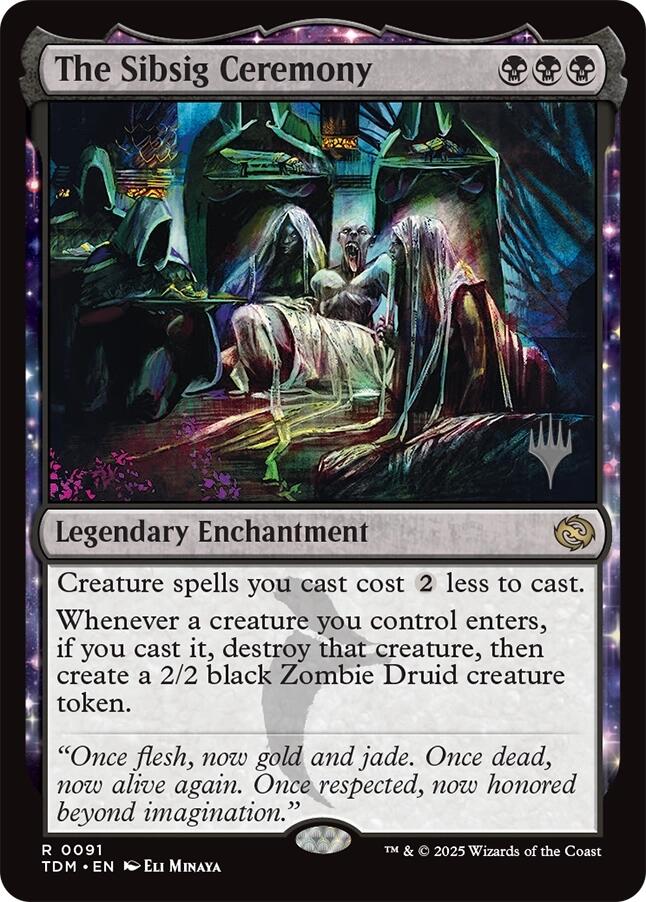 The Sibsig Ceremony [Tarkir: Dragonstorm Promos]
