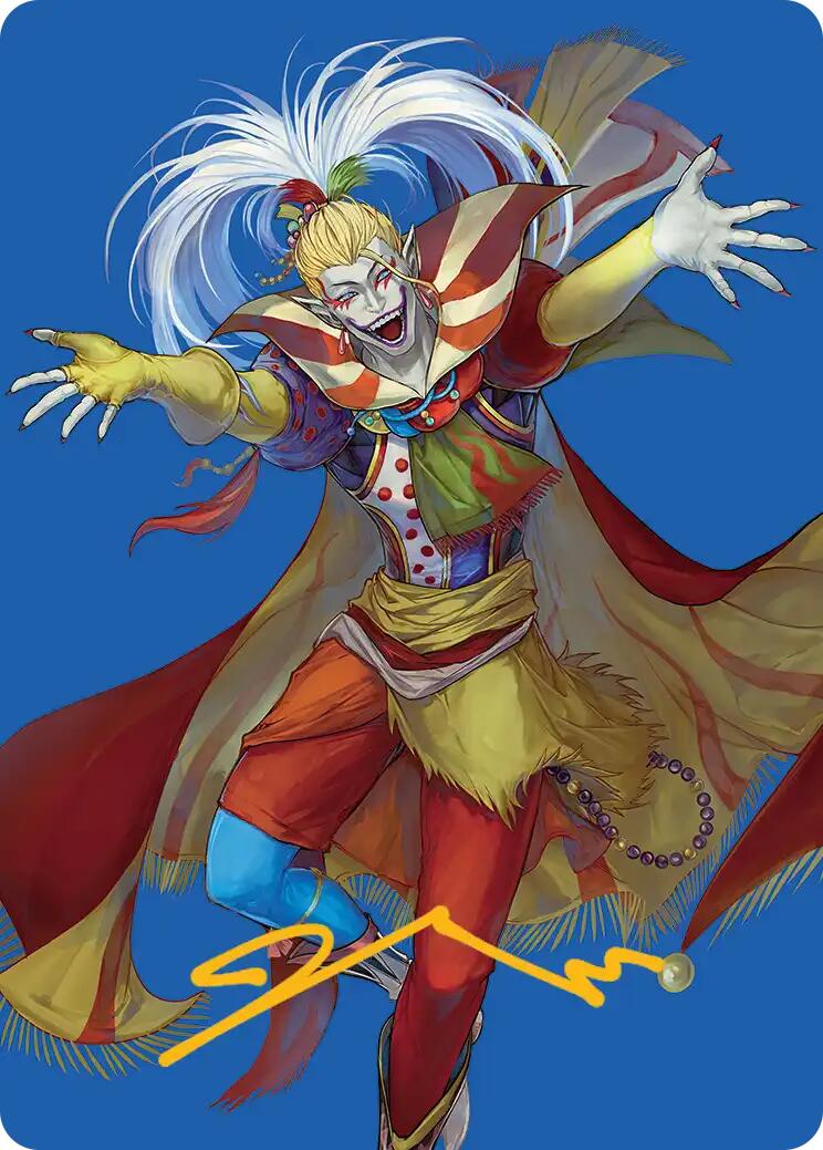 Kefka, Court Mage Art Card (Gold-Stamped Signature) [FINAL FANTASY Art
