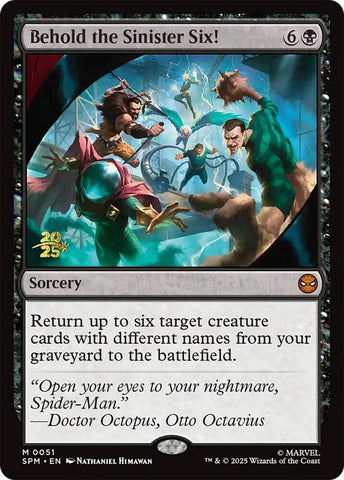 Behold the Sinister Six! [Marvel's Spider-Man Prerelease Promos]