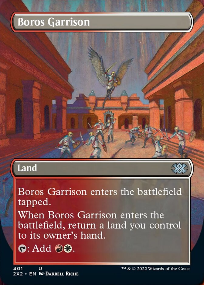 Boros Garrison (Borderless Alternate Art) [Double Masters 2022]