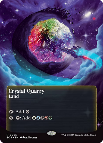 Crystal Quarry (0055) (Borderless) [Edge of Eternities: Stellar Sights]
