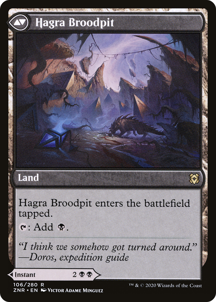 Hagra Mauling // Hagra Broodpit [Secret Lair: From Cute to Brute]