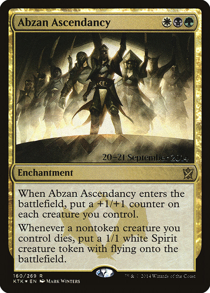 Abzan Ascendancy  (Prerelease) [Khans of Tarkir Prerelease Promos]