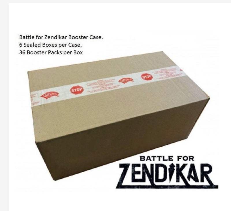 BOOSTER BOX BATTLE FOR ZENDIKAR CASE BOOSTER BOX BATTLE FOR ZENDIKAR CASE