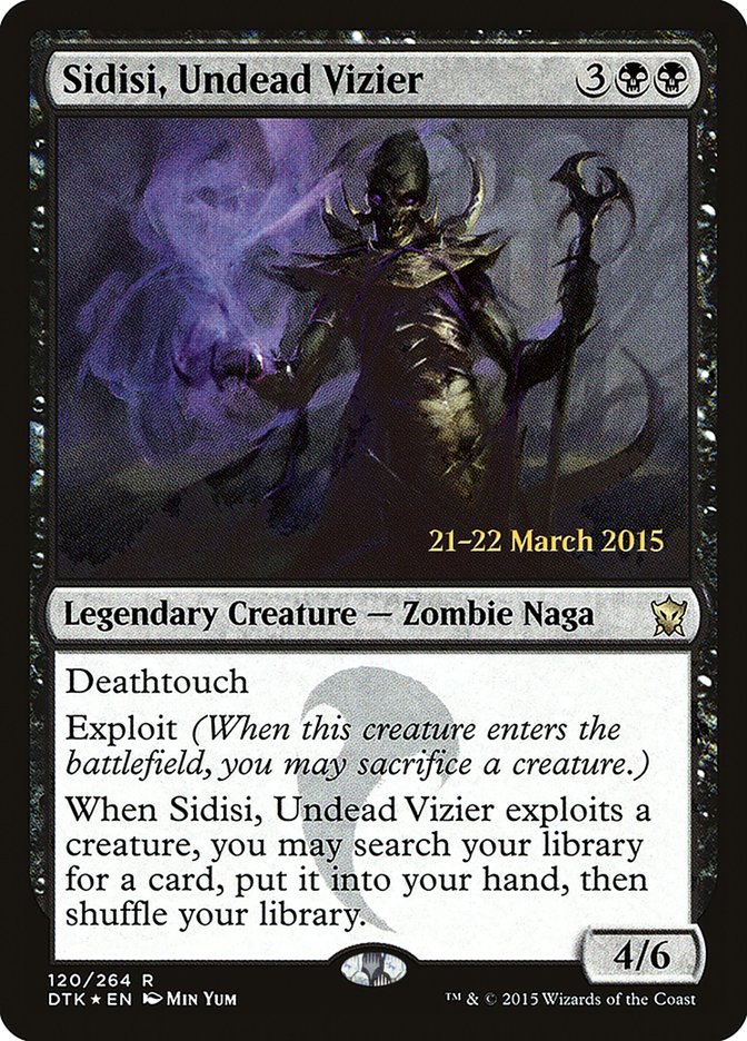 Sidisi, Undead Vizier  (Prerelease) [Dragons of Tarkir Prerelease Promos]