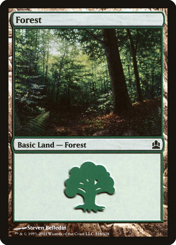 Forest (#316) [Commander 2011]