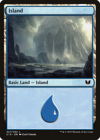 Island (#327) [Commander 2015]