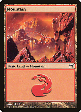 Mountain (#302) [Champions of Kamigawa]