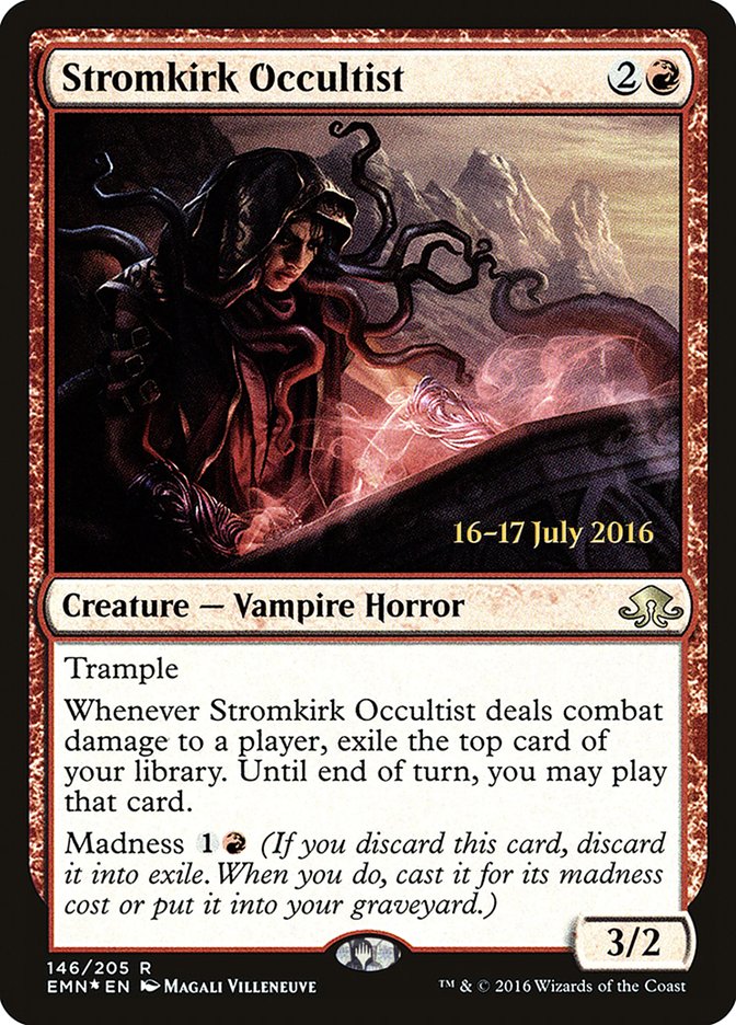 Stromkirk Occultist  (Prerelease) [Eldritch Moon Prerelease Promos]