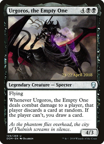 Urgoros, the Empty One  (Prerelease) [Dominaria Prerelease Promos]