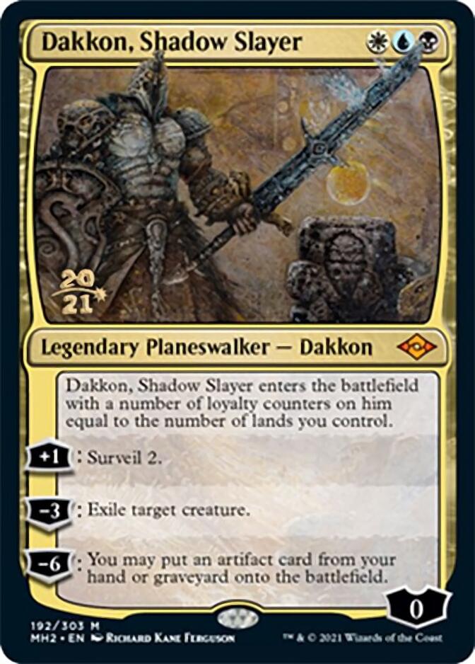 Dakkon, Shadow Slayer [Modern Horizons 2 Prerelease Promos]