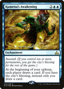 Kumena's Awakening (Prerelease) [Rivals of Ixalan Prerelease Promos]