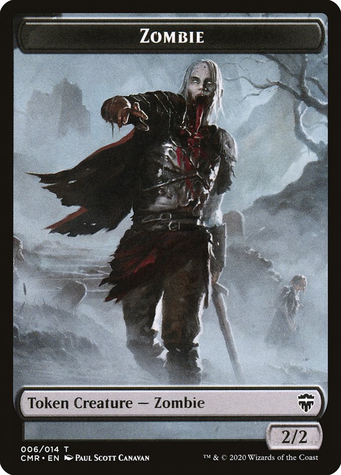 Elf Warrior // Zombie Token [Commander Legends Tokens]