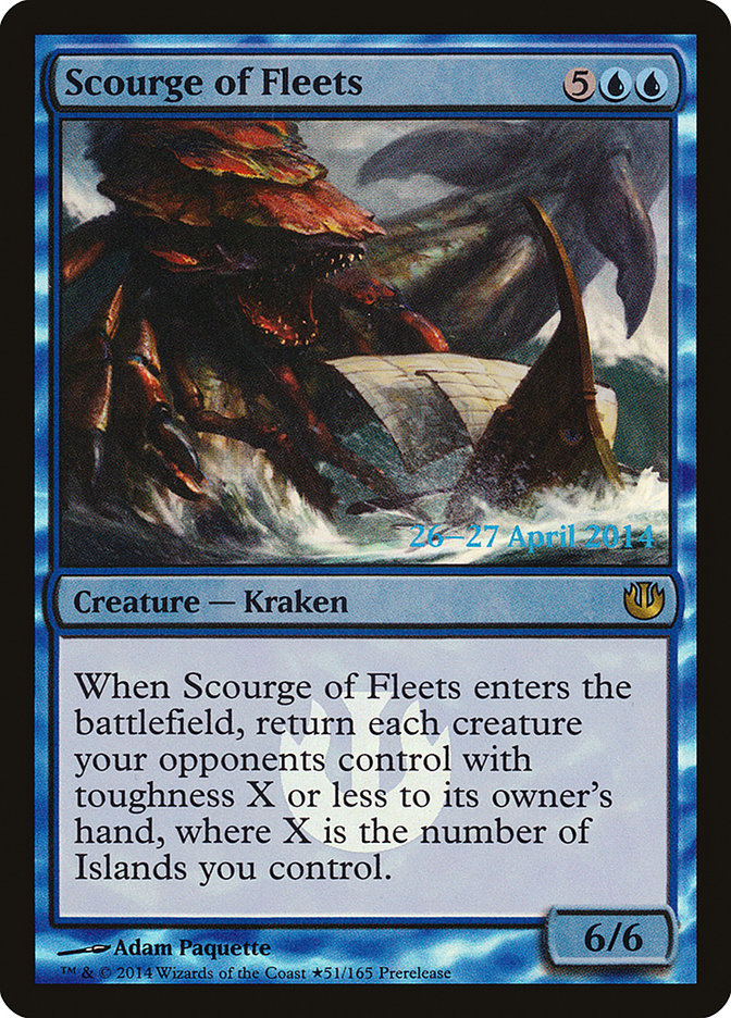 Scourge of Fleets  (Prerelease) [Journey into Nyx Prerelease Promos]