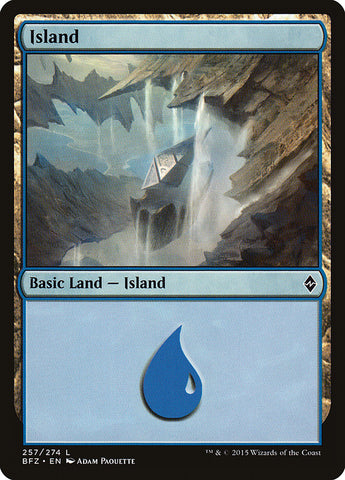 Island (#257a) [Battle for Zendikar]