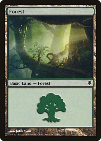 Forest (#246a) [Zendikar]