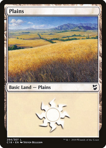 Plains (#294) [Commander 2018]