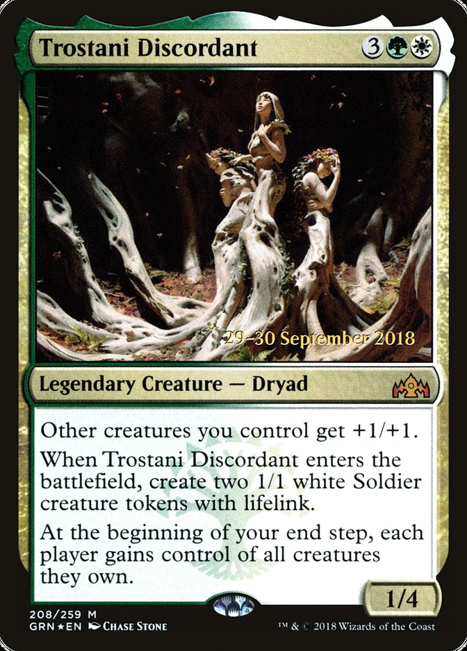 Trostani Discordant  (Prerelease) [Guilds of Ravnica Prerelease Promos]