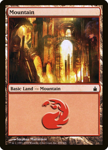 Mountain (#299) [Ravnica: City of Guilds]