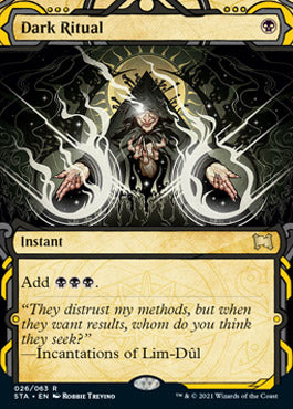 Dark Ritual  (Etched Foil) [Strixhaven Mystical Archive]