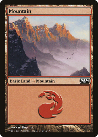 Mountain (#244) [Magic 2014]