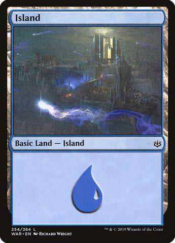 Island (#254) [War of the Spark]