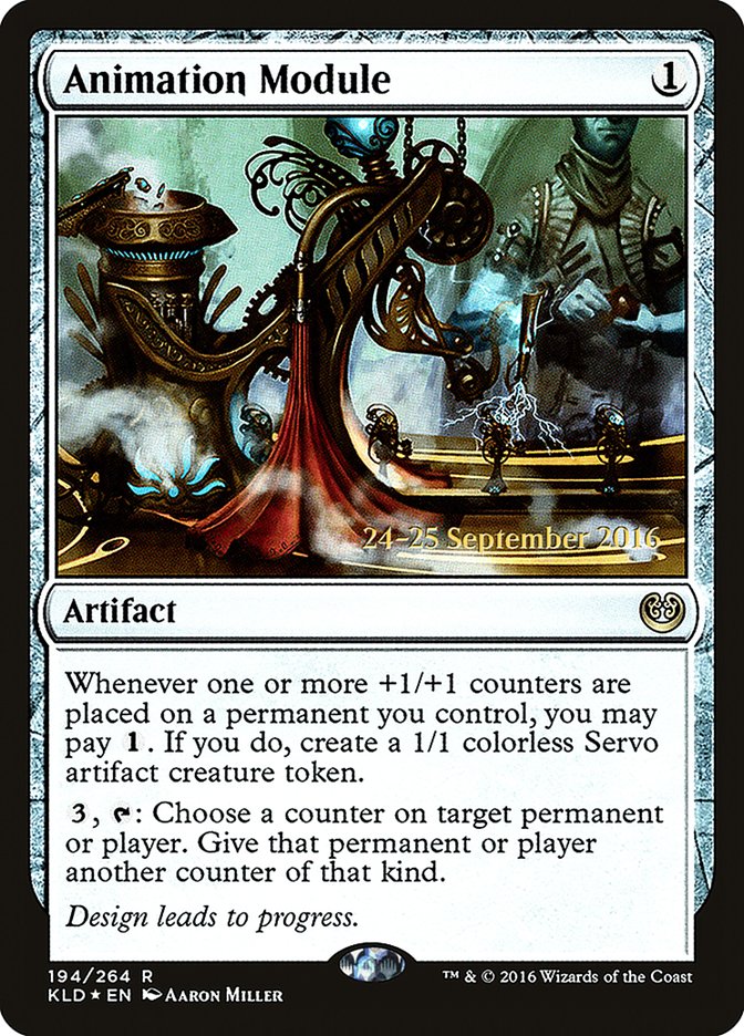 Animation Module  (Prerelease) [Kaladesh Prerelease Promos]