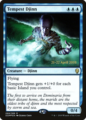 Tempest Djinn  (Prerelease) [Dominaria Prerelease Promos]