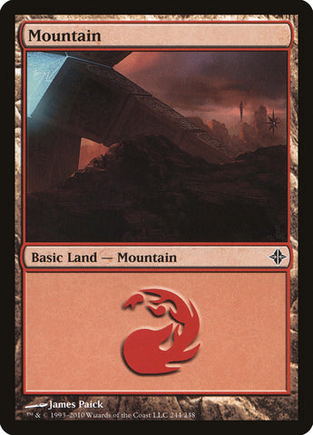 Mountain (#244) [Rise of the Eldrazi]