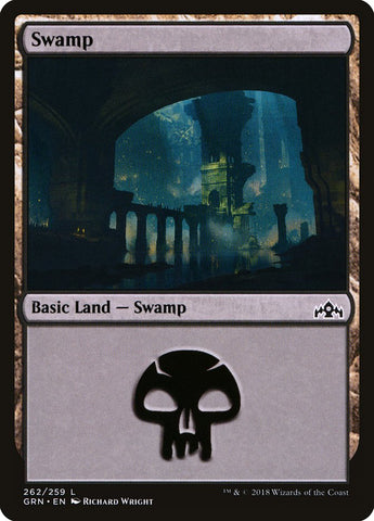 Swamp (#262) [Guilds of Ravnica]