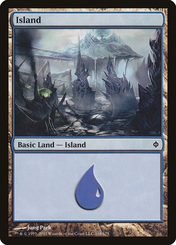 Island (#168) [New Phyrexia]