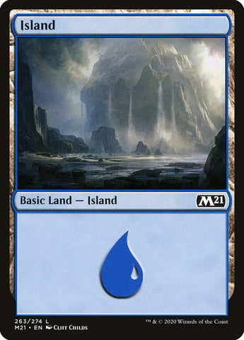Island (#263) [Core Set 2021]