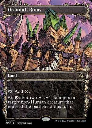 Image 309: Drannith Ruins (Showcase Halo Foil) [March of the Machine: The Aftermath]