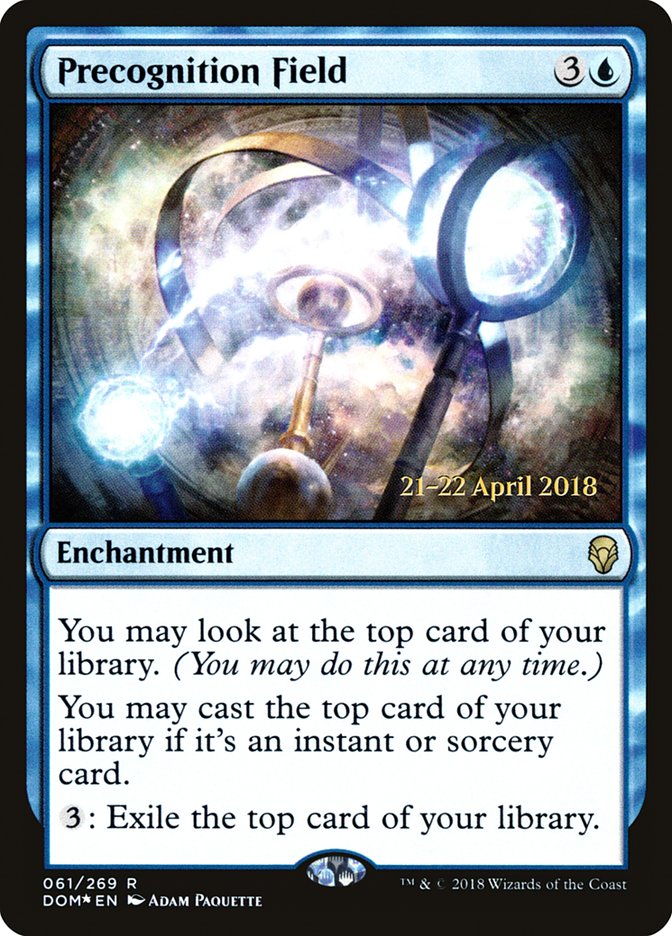 Precognition Field  (Prerelease) [Dominaria Prerelease Promos]