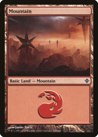 Mountain (#242) [Rise of the Eldrazi]