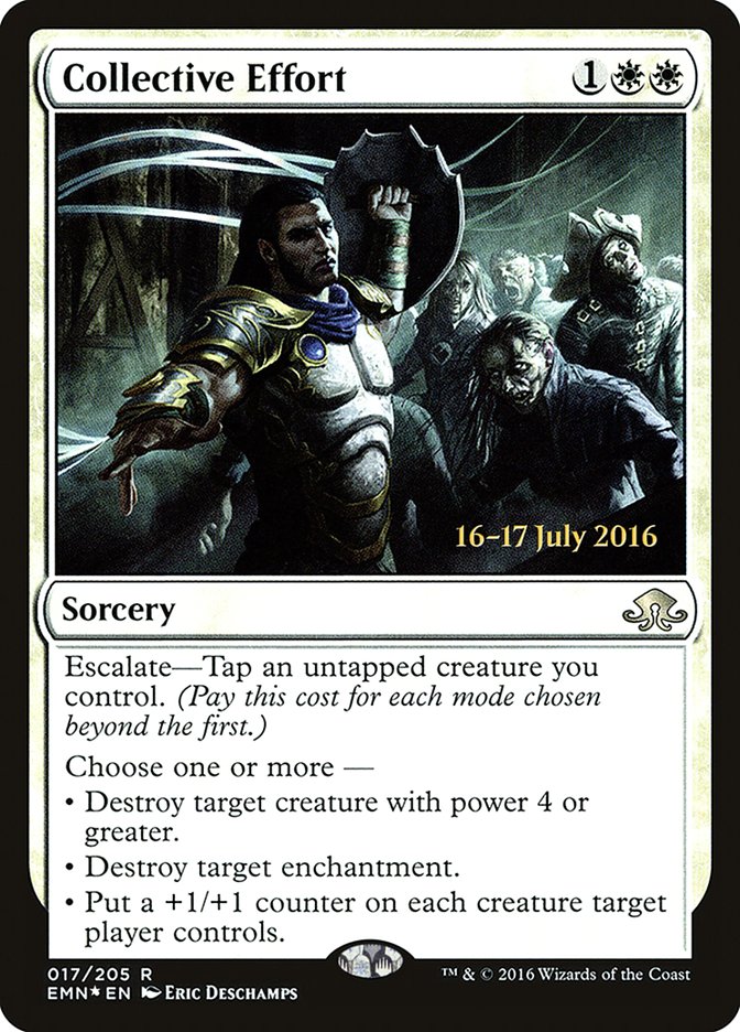 Collective Effort  (Prerelease) [Eldritch Moon Prerelease Promos]