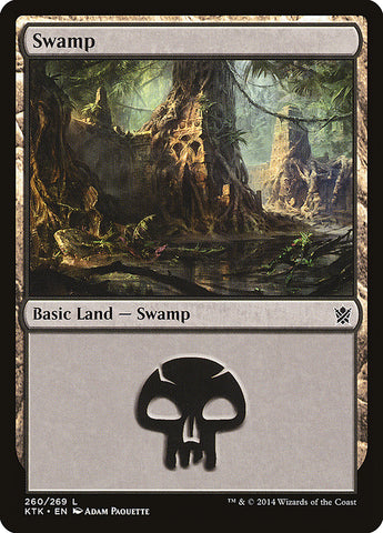Swamp (#260) [Khans of Tarkir]