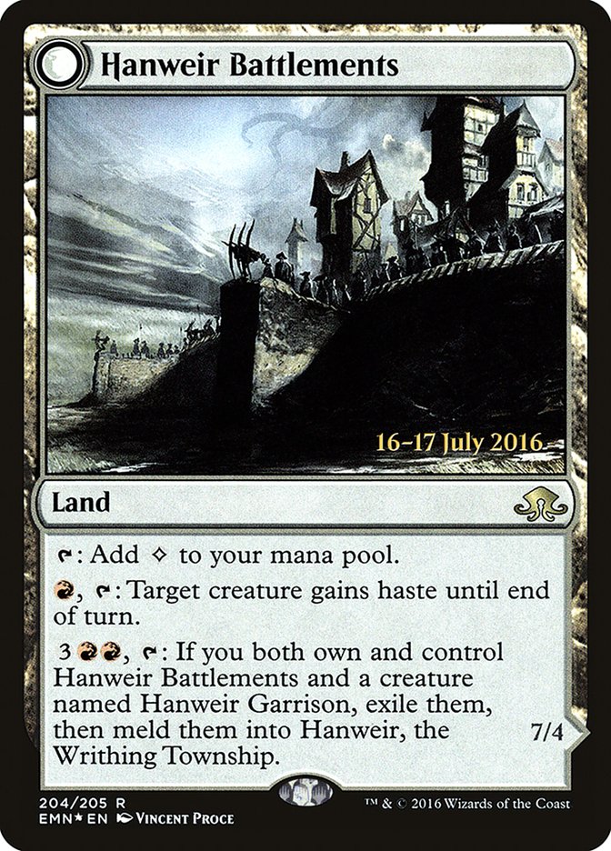 Hanweir Battlements  (Prerelease) [Eldritch Moon Prerelease Promos]