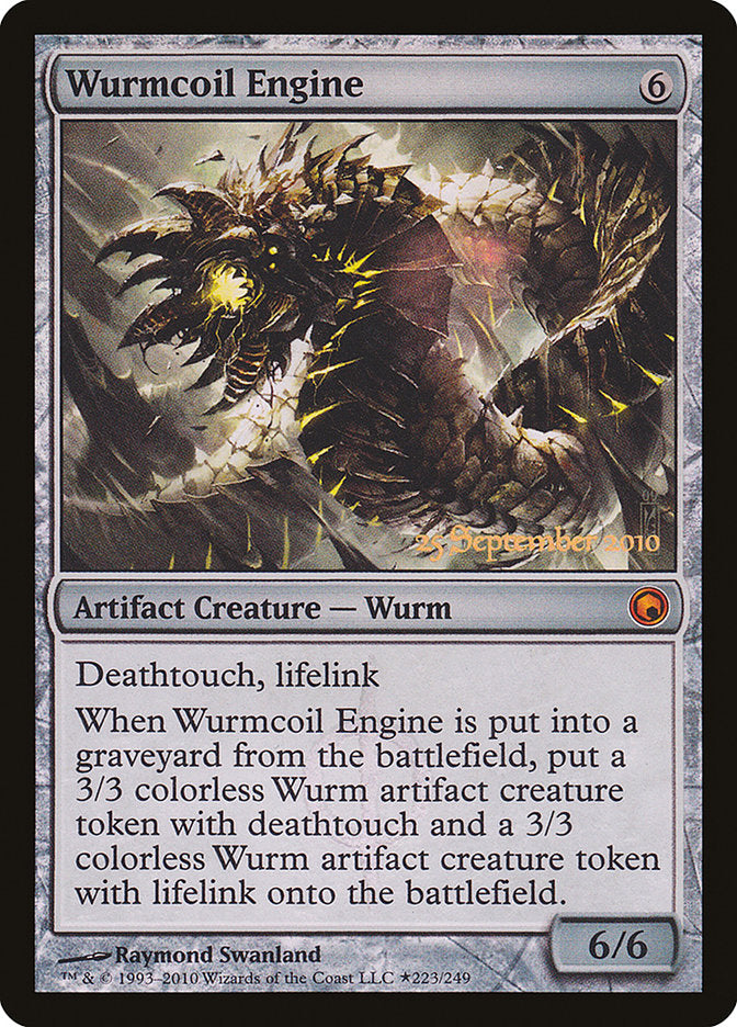 Wurmcoil Engine (Prerelease) [Scars of Mirrodin Prerelease Promos]