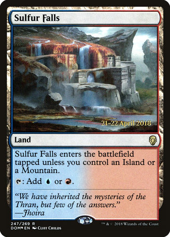 Sulfur Falls  (Prerelease) [Dominaria Prerelease Promos]