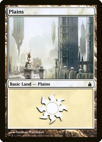 Plains (#287) [Ravnica: City of Guilds]