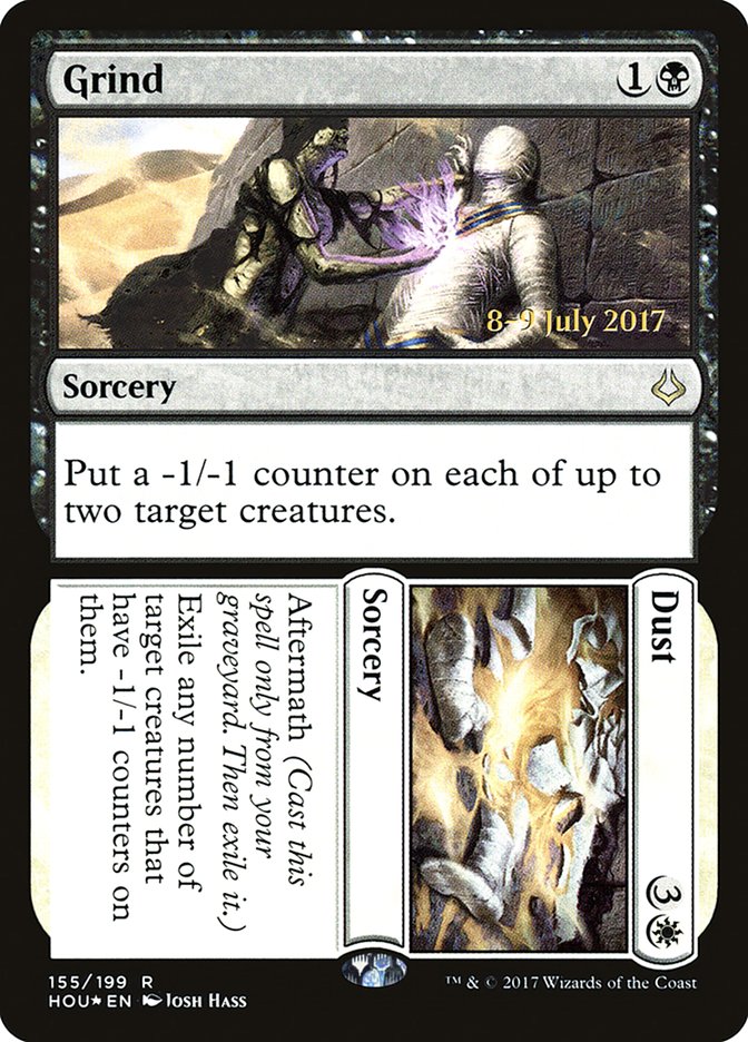 Grind // Dust  (Prerelease) [Hour of Devastation Prerelease Promos]