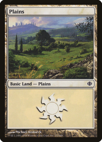 Plains (#232) [Shards of Alara]
